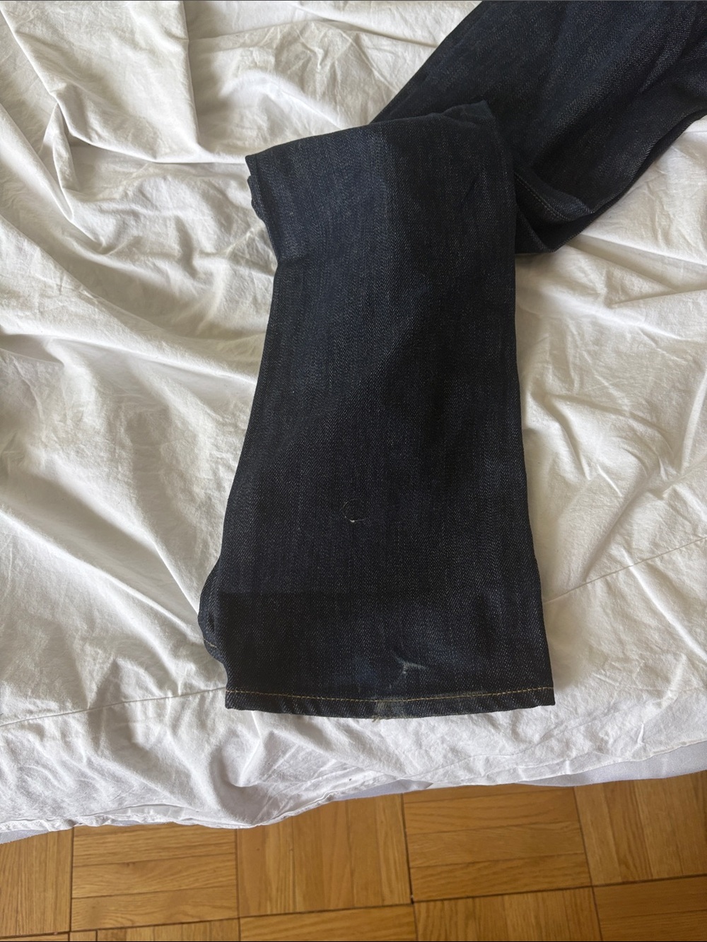 Vtg 2005 Y2K Paige Melrose Premium Denim Dark Indigo Jeans, Low rise, Sz 27 - Picture 7 of 8